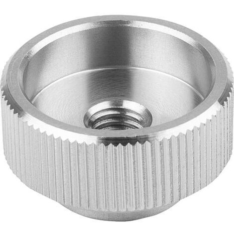 Ecrou molete DIN 6303 Filetagefemelle M 8 Niro , (1/3)