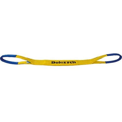 Bande de levage en polyester DIN EN1492-3, deux couches violet, 30x7mm, longueur 3m (1/5)