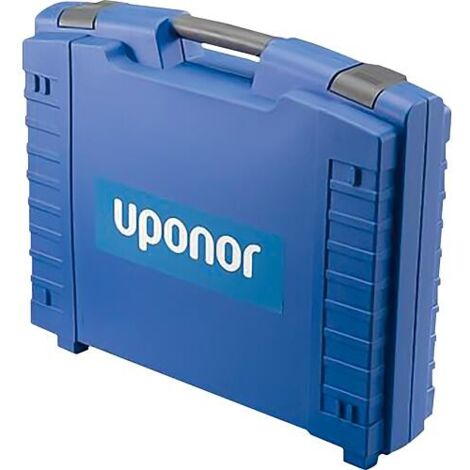 Uponor – Mallettes à outils Mini2 – Raccord multicouche – Fixation rapide – Plastique durable pour transport – Compatible machine de pressage radial