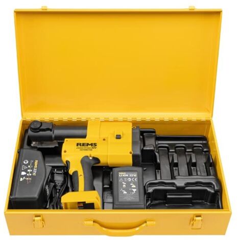 REMS Sertisseuse sans fil 22V ACC Connected en Coffret métallique (1/3)