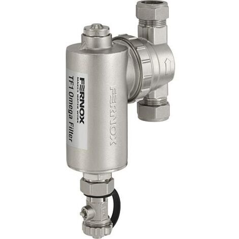 Séparateur de magnétite et désemboueur TF-1 Omega, raccord à compression 22 mm
