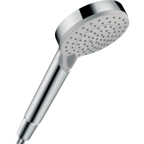 Hansgrohe – Douchette à main 100mm – 2 jets (Pluie et Pluie intense) – Débit 15,2 l/min – Système anti-calcaire QuickClean – Finition chromée (1/10)
