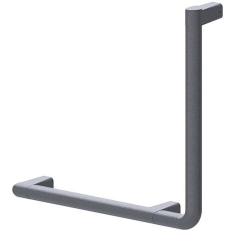 Poignée coudée Série Cavere en aluminium, anthracite métallisé 95, 400x400 mm, 90°, version droite (1/2)
