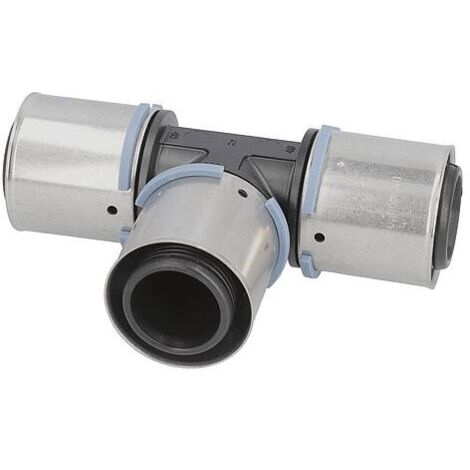 Pièce en T composite S-Sertir Uponor PPSU Ø75mm-Ø75mm-Ø75mm (1/3)