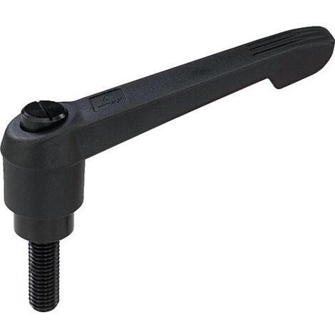 Poignée Réglable Sourcing Map M6 X 40mm - Levier De Serrage Noir Pour Machines Et Outils