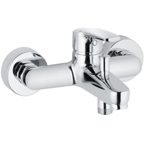 Mitigeur bain/douche en saillie Heinrichschulte Alpha 100 Saillie 152 mm, chrome (1/3)
