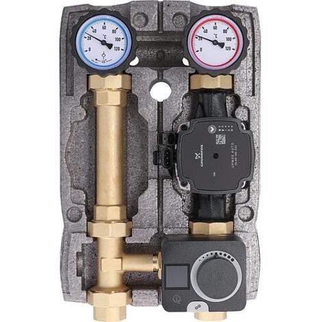 Kit de circuit de chauffage Easyflow DN25 (1") circuit de régulation à valeur constante, électronique avec moteur mélangeur (1/4)