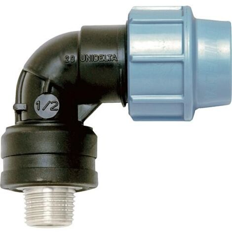 Coude 90° avec filetage mâle en laiton 50mm x 1 1/2 (1/2)