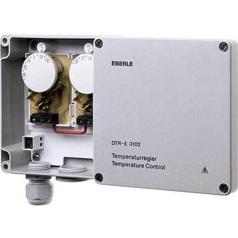 Régulateur (électr. mécanique) pour chauffage de gouttière type DTR-E 3102 -20 ... 35°C (1/2)