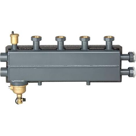 Collecteur chauffage DN25, 2+1 circuits ,avec désemboueur magnétique et purgeur (1/3)