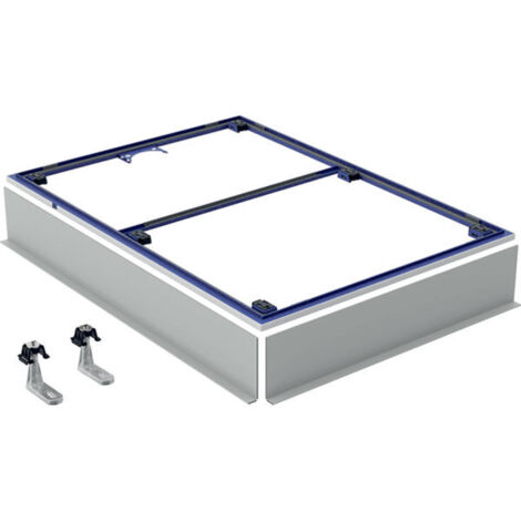 Cadre d’installation Geberit pour receveur de douche Setaplano jusqu’à 100cm, pour 8 pieds, 120x120cm (1/4)