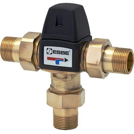 Valvola Miscelatrice Termostatica Esbe In Ottone DN20/DN25 – Regolazione 35-60°C Per Acqua Calda E Riscaldamento A Pavimento