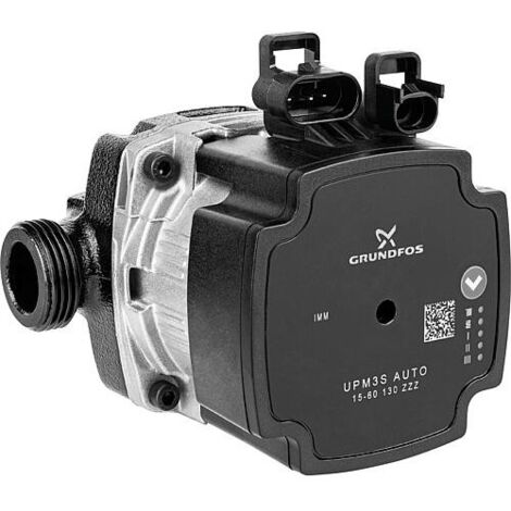 Banyo – Pompe de circulation Grundfos UPM3S AUTO 15-60/130 – Circuits chauffage DN 20 – Installation simple – Longueur 130 mm