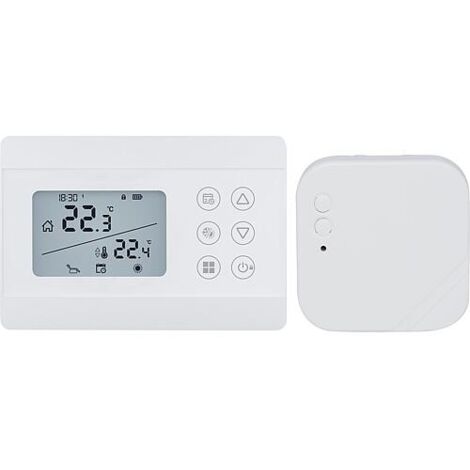 Thermostat d’ambiance sans fil Digital Imit Silver CR/RF S (1/2)