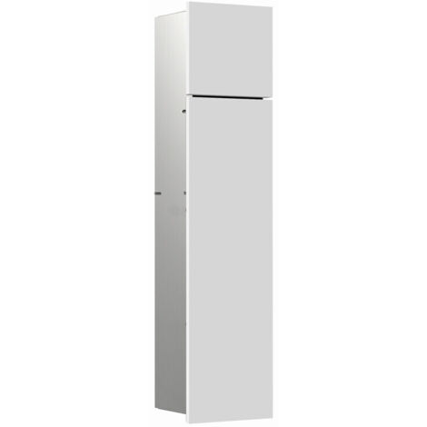 Module WC emco asis pure encastré, butée droite 730mm blanc alpin