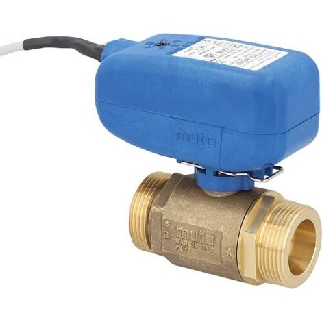 Vanne à bille électrique MUT TMO XL 2 voies, commande SPST 230 V, DN 40(11/2") AG (1/2)