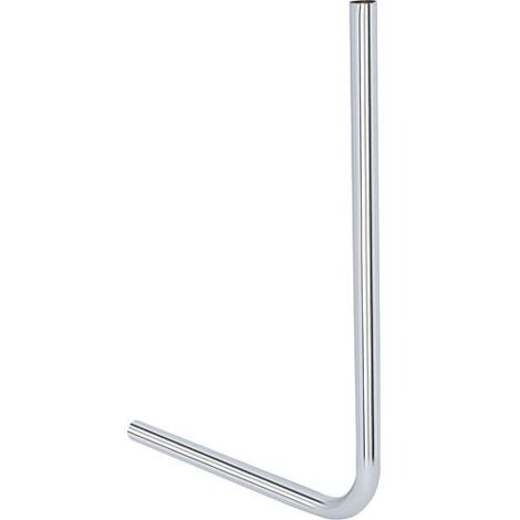 Tube de raccordement individuel Ø12mm 90°, Cu chromé