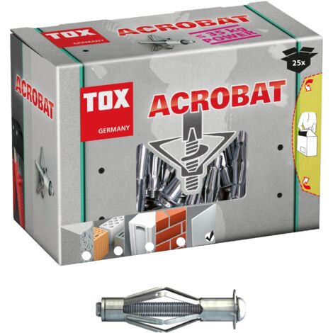 Cheville pour corps creux-metal Acrobat M4x32 mm UE 25 pieces
