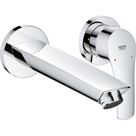 Mitigeur de lavabo mural Grohe Eurosmart chromé UP 2 trous saillie 211 mm (1/4)