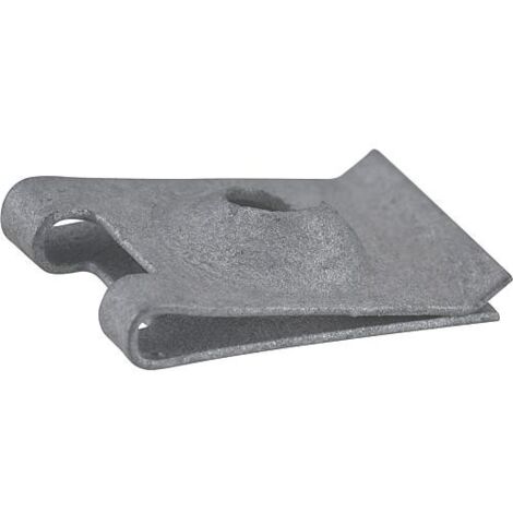 Ecrou a tole zingue, jaune chromate, forme fermee 4,2 Emballage 100 (1/2)