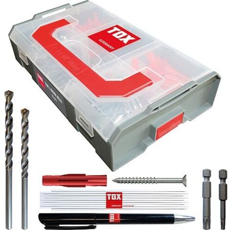 TOX L-BOXX Mini Chevilles multi-usages Assortiment de 206 pièces (1/5)