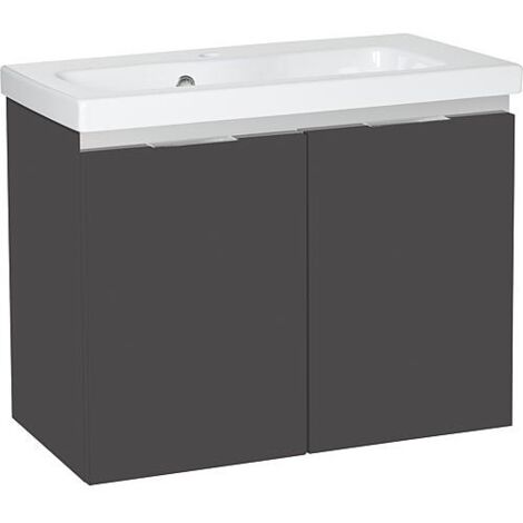 WTU+WT céramique EOLA anthracite mat 2 portes 710x580x380mm (1/3)