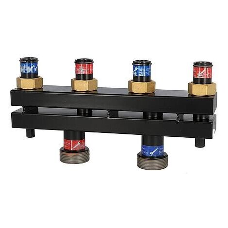 Collecteur de chaudière Evenes VT 2/2 écrou-tournant DN 20(3/4"), 2m³/h, 50kW, support et isolation inclus