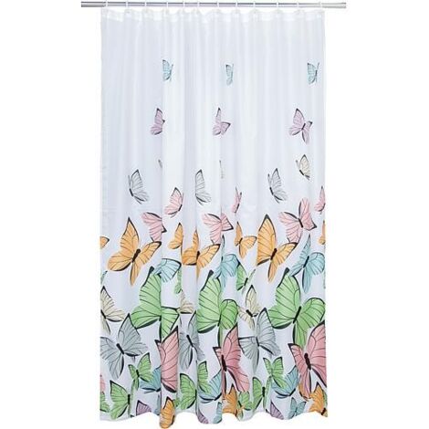 Rideau de douche ENISA 100% polyester 1800 x 2000 mm, 12 œillets (1/2)