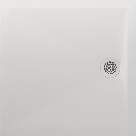 Receveur de douche Ciron fonte minérale blanc 1000x23x1000 mm (1/5)