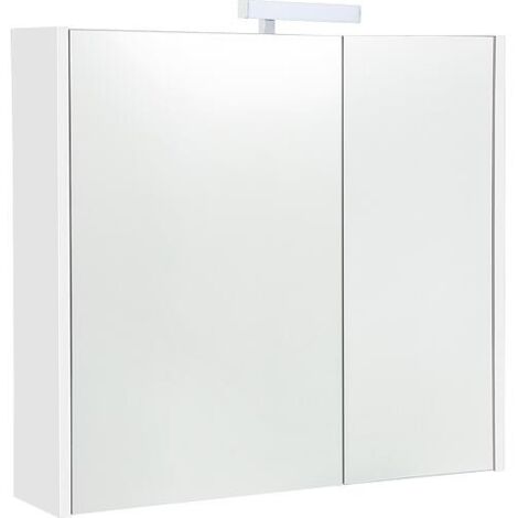 Armoire à glace Akira avec Éclairage LED, 2 portes, 800 x 700 x 155 mm (1/5)