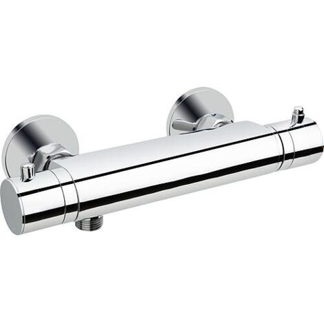 Thermostatique de douche apparent Dali déport 71 mm, chromé (1/2)