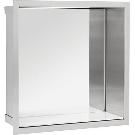 Niche murale lxhxp: 324x324x100 mm paroi arrière miroir (1/4)