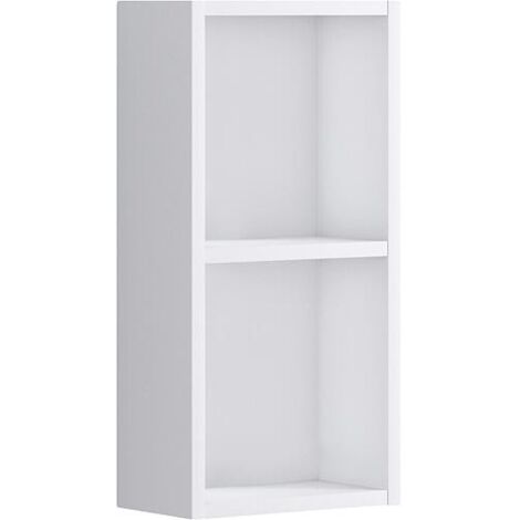 Armoire suspendue Kasari ouverte, blanc mat, 300x600x170mm (1/4)