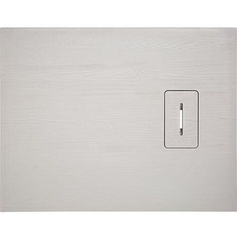 Receveur de douche Lendou 1200 x 35 x 900 mm avec structure en bois fonte minérale beige mat, écoul. 90 mm (1/4)