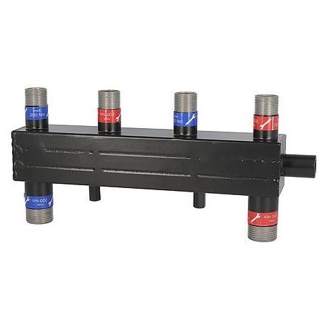 Collecteur combiné Evenes VTW 2/2 mâle DN20 (3/4"), 2m³/h, 50 kW, support et isolation inclus (1/3)