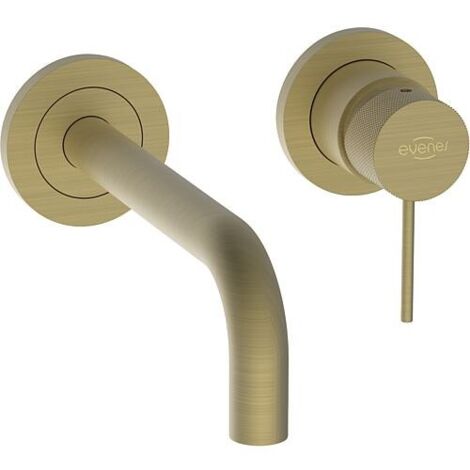 Mitigeur lavabo mural Comallo Soft Brass (1/2)