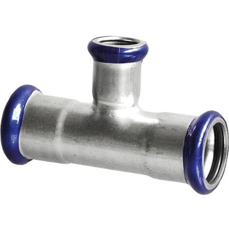 Raccord à sertir en acier inoxydable, contour M, pièce en T réduite 18-15-15mm (1/2)