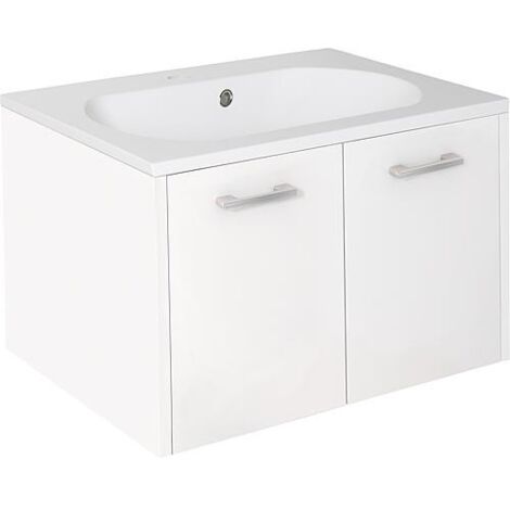 WTU+WT en fonte minérale ENI blanc mat 2 portes 600x459x500mm (1/3)