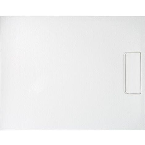 Receveur de douche Douron 1200 x 35 x 900 mm avec structure en pierre fonte minérale blanc mat, écoul. 52 mm (1/3)