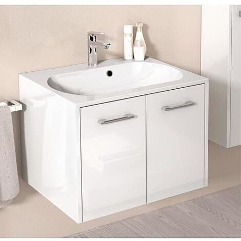 WTU+WT en fonte minérale ENI blanc brillant 2 portes 600x459x500mm (1/4)