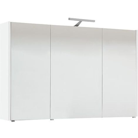 Armoire à glace avec éclairage blanc brillant 3 portes 1050x750x188mm (1/4)