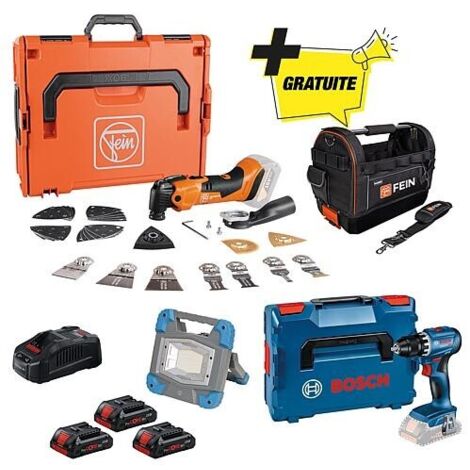 Akku-Maschinen-Set AMPShare 18 V mit gratis Werkzeugtasche (1/5)