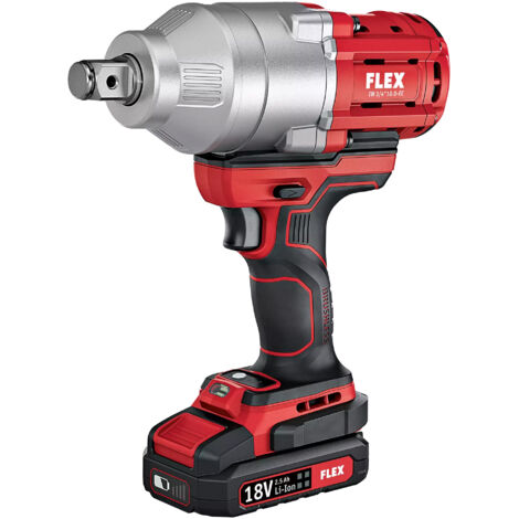 Flex – Visseuse à chocs sans fil 18V avec 2 batteries 5,0Ah – Couple max 1060Nm – Moteur sans balais – Pour travaux intensifs (1/5)