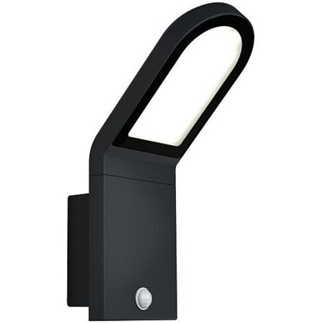 applique murale exterieure led edge sensor 12w 3000i gris
