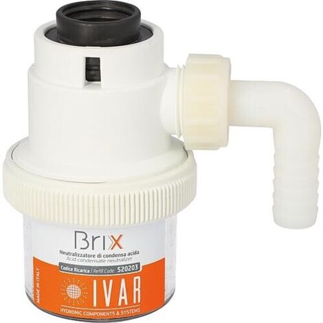 Neutralisation BRIX F Ø 25mm x 20 mm raccord de tuyau, granulés de neutralisation inclus (1/2)