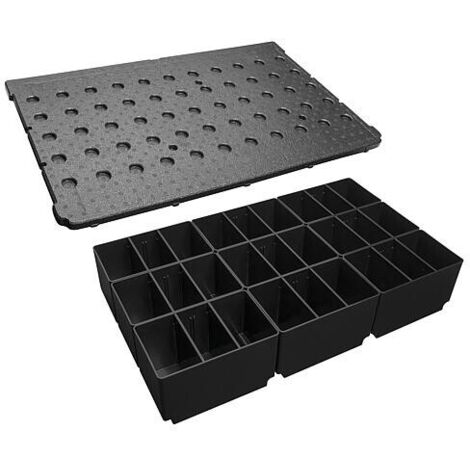 Kit de bacs de rangement XM, compartimentage flexible, bacs de rangement incassables, pour XL-Boxx (1/3)