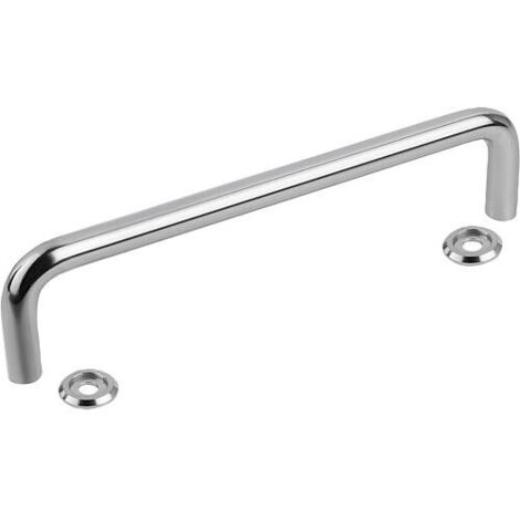 Poignee en forme d'etrier D:8 A:55 chrome brillant           BG       , (1/2)