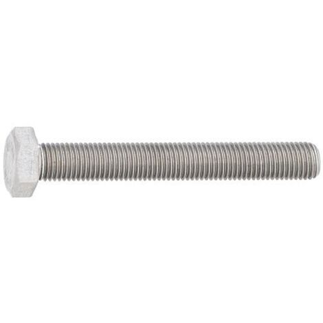 Écrous hexagonaux avec filetage fin DIN 961 A2-70 M 10X1,25X45 conditionnement : 100 (1/2)