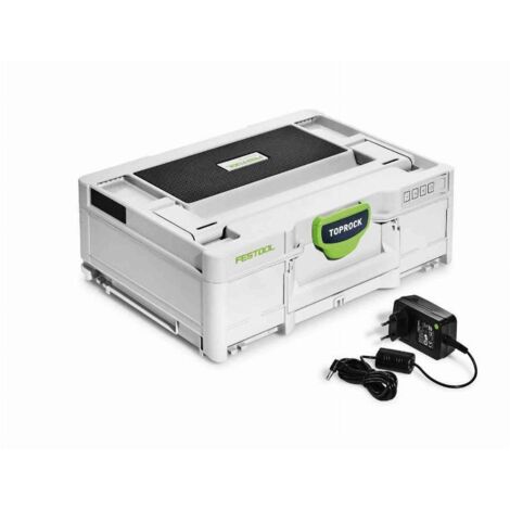 Festool – Haut-parleur Bluetooth TOPROCK SYS3 BT20 M 20W – Portée 50m – Batterie 11V avec 20h d'autonomie – Compatible Systainer
