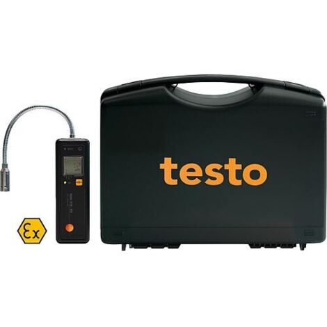 Testo – Détecteur de gaz avec protection antidéflagrante – Alimentation 2x piles AA – Plage de mesure 1 ppm à 2,5 % – IP54 pour environnements dangereux - 316-EX